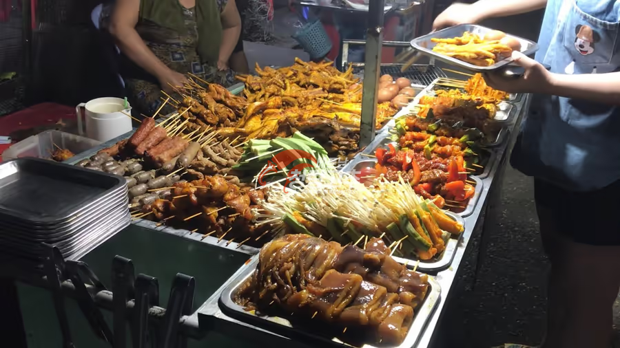 투덕 대학 캠퍼스 야시장