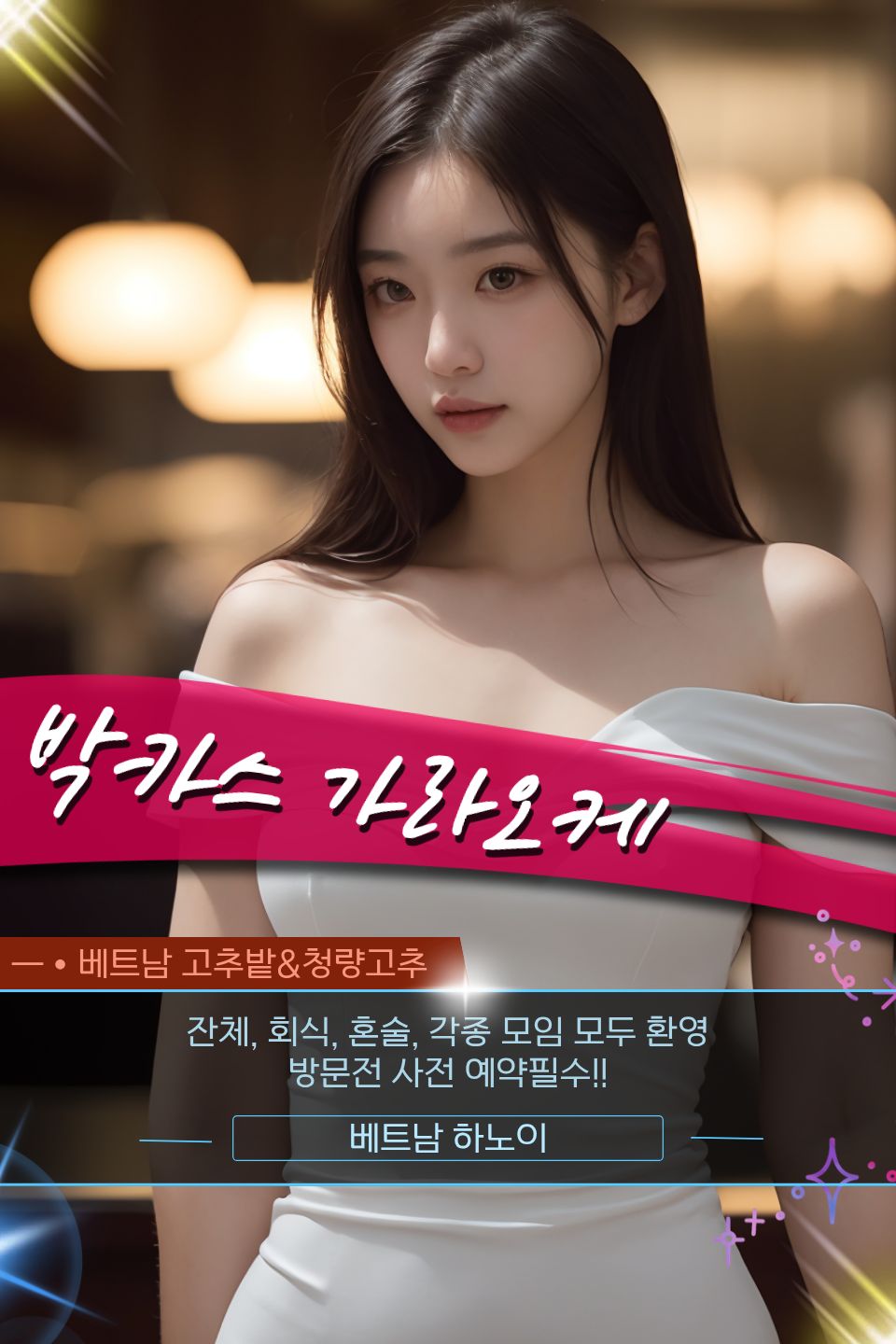 베트남 하노이 박카스 가라오케 KTV 노래방 하노이 박카스 가라오케