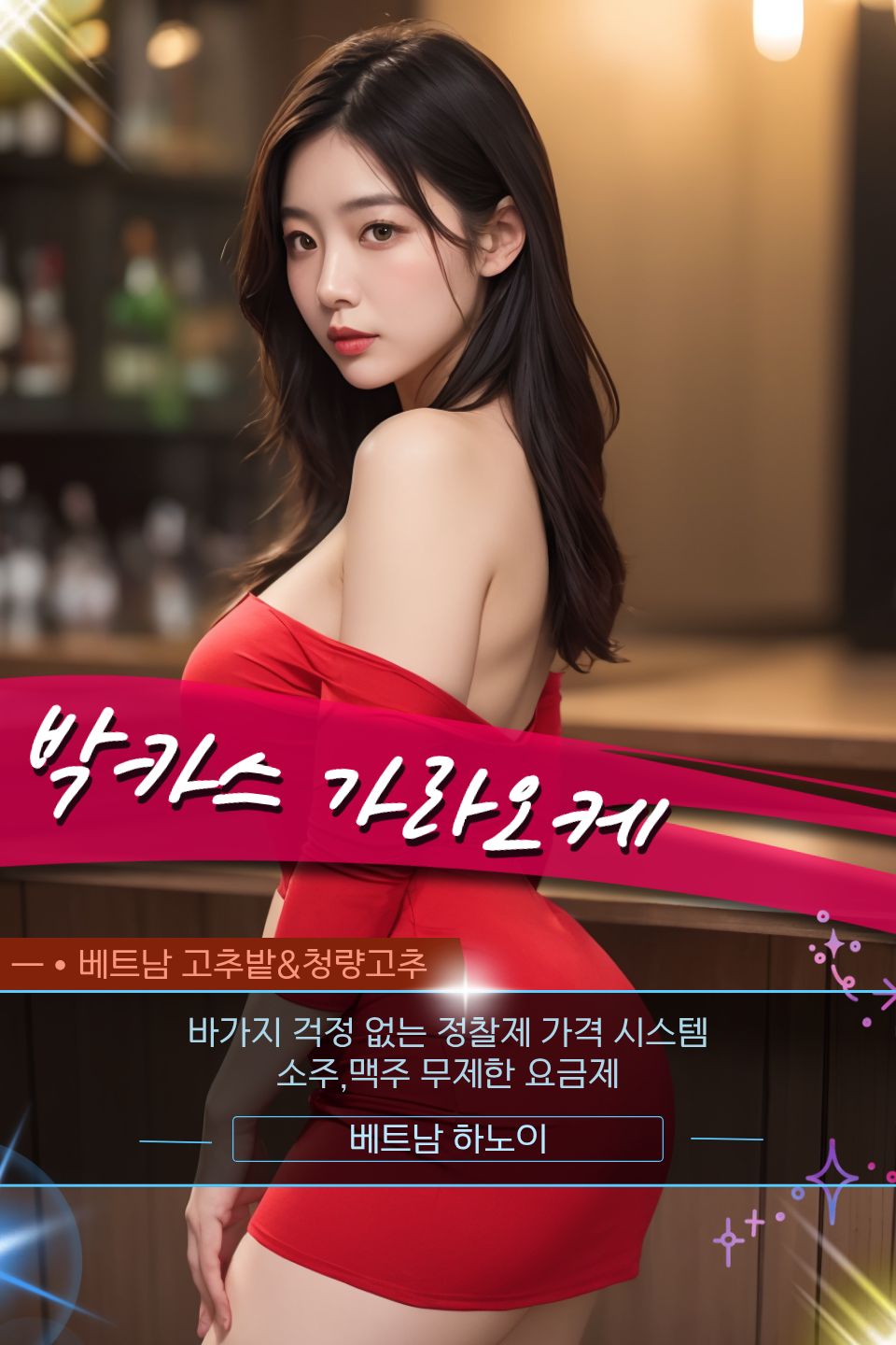 베트남 하노이 박카스 가라오케 KTV 노래방 하노이 박카스 가라오케