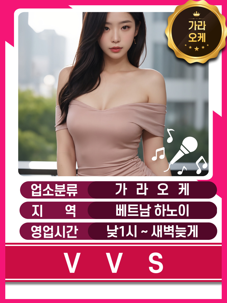 하노이 VVS 가라오케 가격표